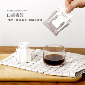 亚米（Yami）日本进口材质 挂耳咖啡滤纸 50片 便携手冲咖啡滴漏式过滤袋